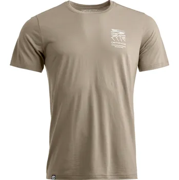 Pánské tričko Pánské Tričko Ortovox 150 Cool Mtn Mission T-shirt Men's Barva: Grey Sand, Velikost: L
