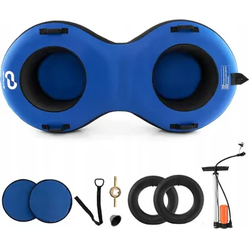 Boby Látka Oxford, PP, guma, skluznice saní Costway sp38130-bl