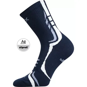 Dospělé ponožky se stříbrem Thorx - 43-46 / tmavě modrá