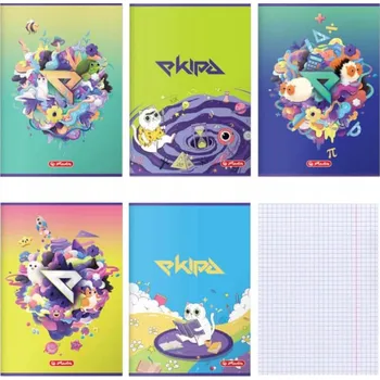 Sešit Sešit A5 s mřížkou EKIPA Herlitz, 60 listů