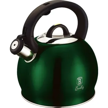 Konvice na čaj BERLINGERHAUS Konvice pískací nerez 3 L Emerald Collection BH-1076