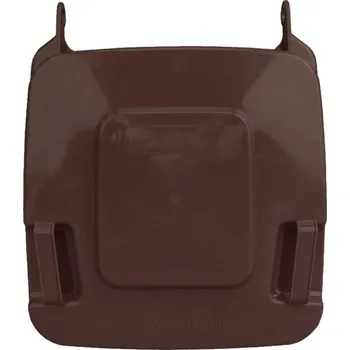 Popelnice Těsmat cz Víko náhradní k popelnici 240l hnědé