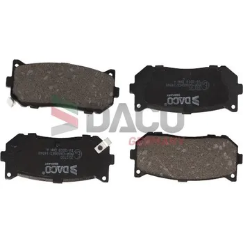 Brzdová destička Sada brzdových destiček, kotoučová brzda DACO GERMANY 321720