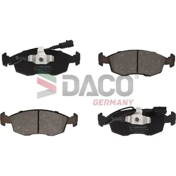 Brzdový systém Sada brzdových destiček, kotoučová brzda DACO GERMANY 320912