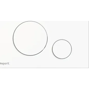 Splachovací tlačítko Ovládací tlačítko veporit ROUND bílá matný VP676