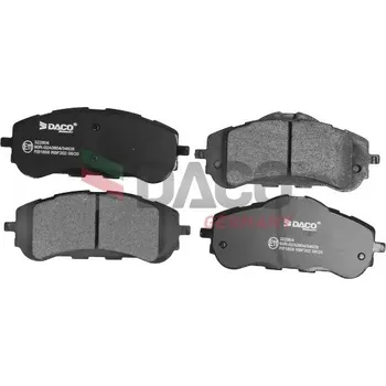 Brzdová destička Sada brzdových destiček, kotoučová brzda DACO GERMANY 322804