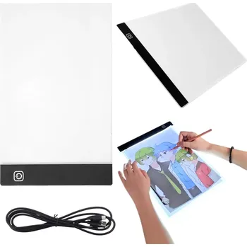 LED podsvícená kreslicí deska A4 pro rýsování a kaligrafii