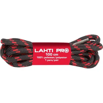 Pracovní obuv Kulaté tkaničky do bot černo-červené L9040 10 párů 150 cm LAHTI PRO L9040150