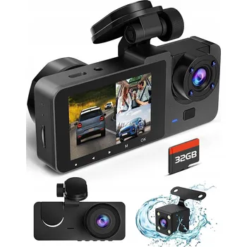 IP kamera Kamera automobilová videorekordér 4K/2.5K 3v1