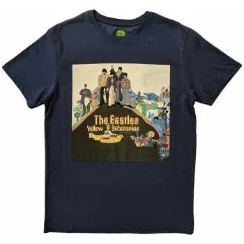 Pánská móda Merch The Beatles: The Beatles Unisex T-shirt: Yellow Submarine Album Cover (large) L