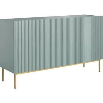 Komoda Komoda Nicole 150 - Meble Bogart Šalvějová / Zlatá 150x85 cm