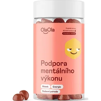 Přírodní produkt OlaOla Želé podpora mentálního výkonu s čínskými houbami, 60 želé bonbonů