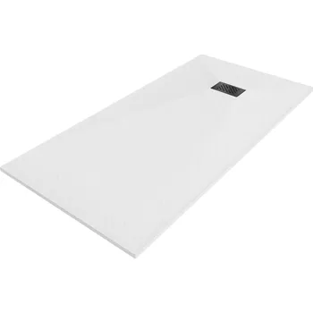 Sprchová vanička MEXEN/S - Hugo sprchová vanička SMC 180x90, bílá, krytka černá 42109018-B