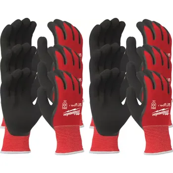 Pracovní rukavice Pracovní rukavice zimní Milwaukee WINTER, ochrana proti proříznutí A, velikost 10 (XL), 12 párů, 4932471608