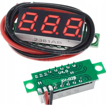 IP kamera Měřič MSALAMON Woltomierz DC LED miernik 0.28" czerwony