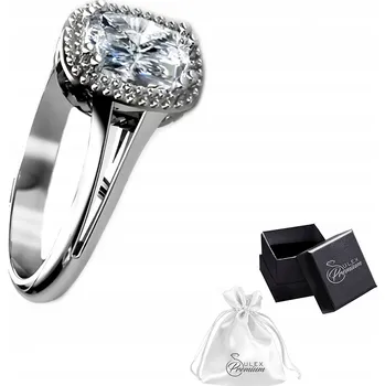 Prsten Stříbrný Prstýnek ryzost 925 Elegantní Prstýnek s kubickým zirkonem Dárek | 17. vel.