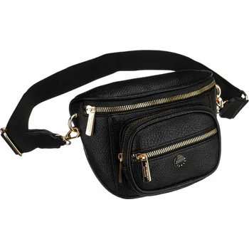 Kabelka Peterson ledvinka přes rameno Dámská ledvinka Peterson 2041 BLACK černá