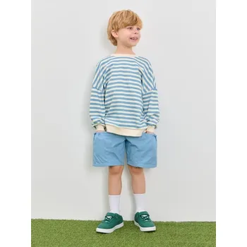 Sinsay - Látkové šortky - světle modrá - 970CU-50X - 970CU-50X-98