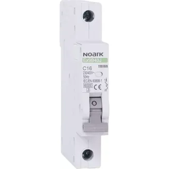 Jistič NOARK 110769 Ex9B40J 1P C16 Úzký instalační jistič 13,5 mm, 6 kA, char. C, 16 A, 1pól (Ex9B40J 1P C16)