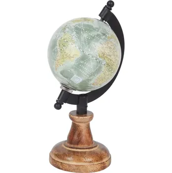 Obraz DEKORATIVNÍ GLOBUS 8 x 10 x 18,5 cm na vysoké dřevěné noze, ozdobný 16