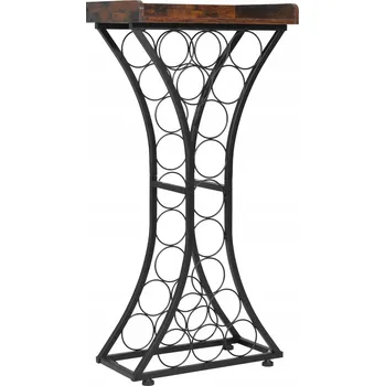 Stojan na víno VEVOR Stojan na víno 43x29x89,5 cm pro 15 lahví s držákem na Sklenice