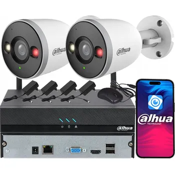 Bezpečnostní kamera Monitorovací systém DAHUA pro 2 kamery 5MPx IPC-F5DP-IL Smart Dual Light Audio