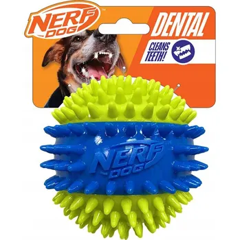 Hračka pro psa NERF DOG Hračka pro psy pískací míček s hroty ve třech částech 9,5 cm