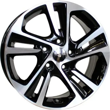 Alu kolo Alu kola Racing Line B5210, 18x7 5x114.3 ET48, černá + leštění