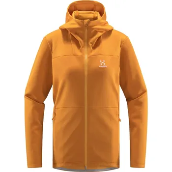 Dámská mikina Dámská univerzální mikina Haglöfs Willow Mid Hood - žlutá Velikost: L