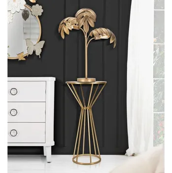 Konferenční stolek Designový odkládací stolek Hachirou 40 cm zlatý