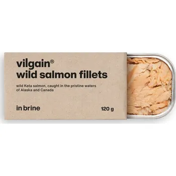 Vilgain Filety z divokého lososa – ve slaném nálevu 120 g