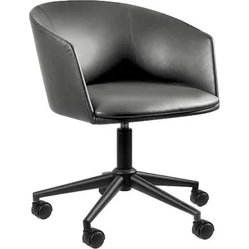 Křeslo Elegantní křeslo do kanceláře nebo pracovny Barnet - Unique Šedá 56x80 cm