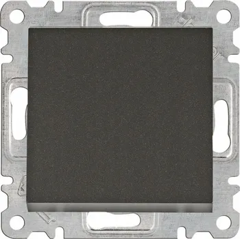 vypínač a zásuvka Hager LUMINA Jednopólový vypínač, černý WL0013