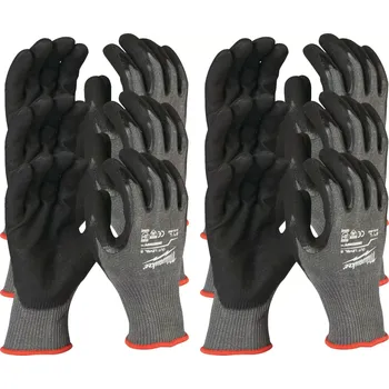 Pracovní rukavice Milwaukee CUT, ochrana proti proříznutí E, velikost 11 (XXL), 12 párů, 4932471625