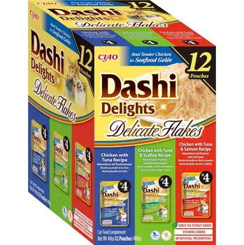 Krmivo pro kočku INABA CAT pamlsek Krmivo pro kočky s tuňákem 12x40g (480g)