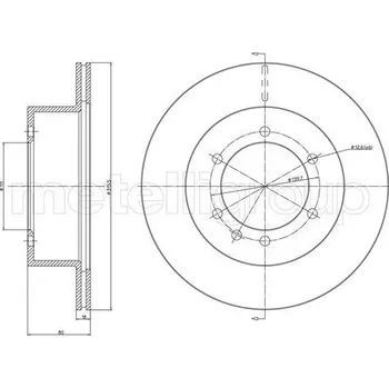 Auto-moto Brzdový kotouč CIFAM CIF800-679