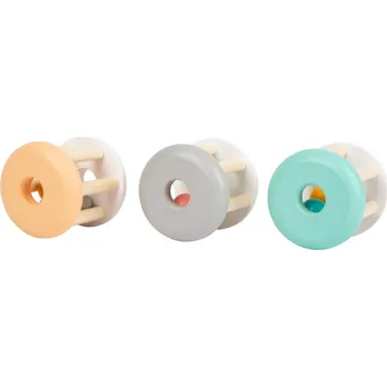 Small Foot Pastelové chrastítko 1ks tyrkysová