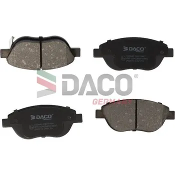 Brzdová destička Sada brzdových destiček, kotoučová brzda DACO GERMANY 323646