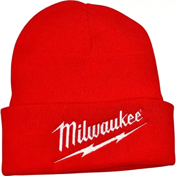 Jednorázový oděv Čepice Milwaukee KULICH, červená pletená/žebrovaná tkanina, MIKULIR