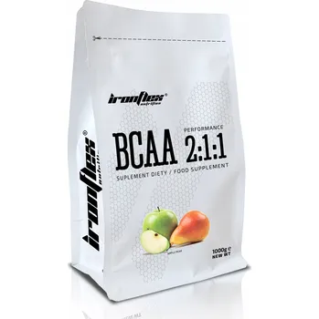 Aminokyselina IRONFLEX BCAA 2:1:1 1000g SILNÉ AMINOKYSELINY 1kg AMINO REGENERACE SVALY