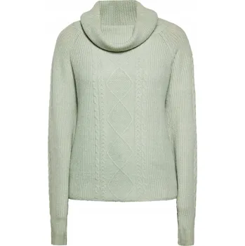 Dámský svetr Dámský pletený svetr usha - zelená, L