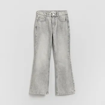 Dívčí džíny Reserved - Džíny bootcut - světle šedá - 340HN-09J - 340HN-09J-134