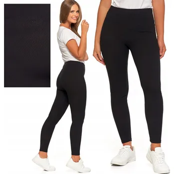 Dámské legíny Moraj Žebrované legíny s vysokým pasem 1500-014 Černé L/XL