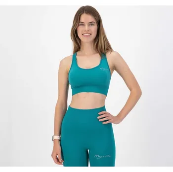 Podprsenka Rogelli TRINITY tyrkysová sportovní podprsenka S NEPLATÍ