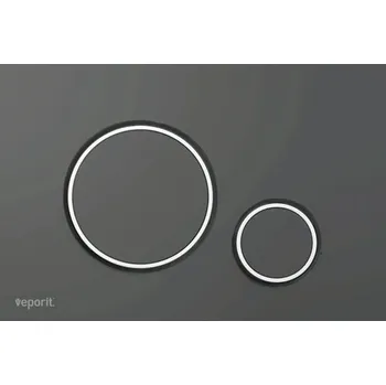 Splachovací tlačítko Ovládací tlačítko veporit ROUND gun metal matný VP77-GM-1