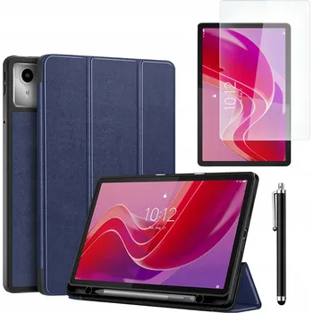 Pouzdro na mobilní telefon POUZDRO TPU PENCIL + SKLO + DOTYKOVÉ PERO pro Lenovo Tab M11 TB330 10,95" / K11E