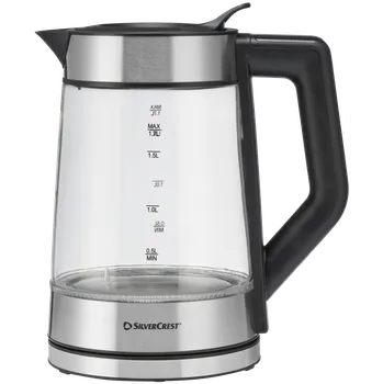 Rychlovarná konvice Silvercrest SWGD 3000 B3 100395446 stříbrná/šedá