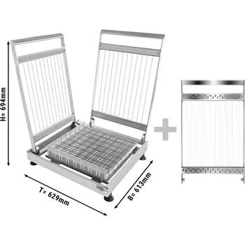 Kráječ na chleba G.Gastro Kráječ na pralinky - 15, 22,5 a 30 mm - dvojitý - vč. 3 rámů