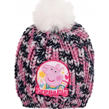 Čepice Prasátko Peppa zimní čepice pro děti, velikost 52 cm