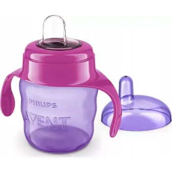 Kojenecká láhev Avent hrneček s měkkým pítkem 6m+ 200 ml